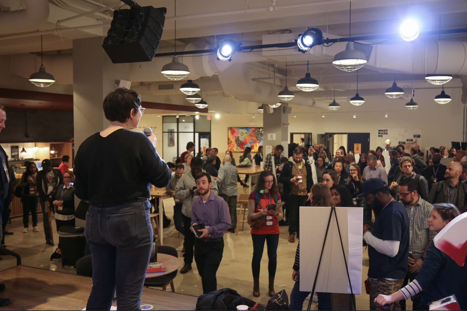 Crowd at first Philly Freelance Fest